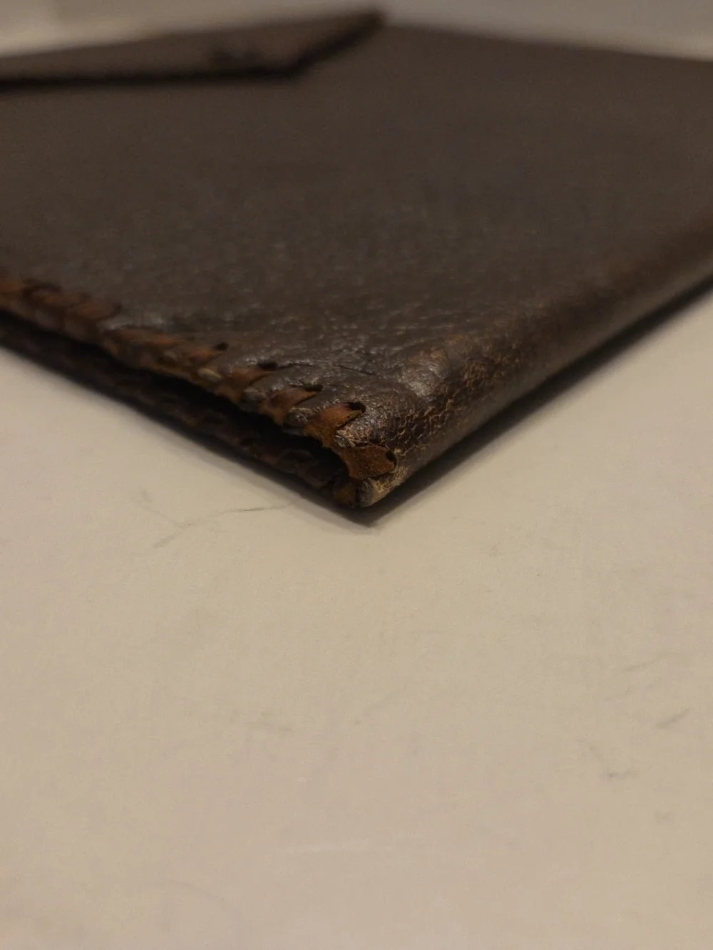 Vintage Leather Document Holder /folder / portfolio